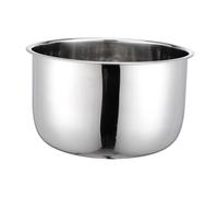 ＡＷＨＡＯ Rice Cooker Inner Pot Stainless Steel Cooking Container Sturdy Non Stick Liner Replacement Part Easy to Clean Suitable for Home Restaurant Kitchen, Multi, 5 L
