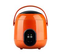 Rice Cooker Mini 1.2L Multicooker with Removable Non Stick Rice Pot Steaming and Keeping Warm,Orange