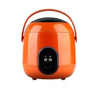 Rice Cooker Mini Multi 1.2L Multi Cooker Non-Stick with Removable Non Stick Rice Pot Cooking All-In-One Pot,Orange