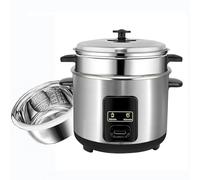 Rice Cooker Steamer, Multifunctional Household Appliance with Stainless Steel Inner Pot, Includes Spatula and Measuring Cup, Serves 1-10 People