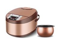Rice Cooker with Slow Cook, Steam, Saute, Warm Functions, LED Display, Non-Stick Liner, 6 Cooking Programs for Home Kitchen