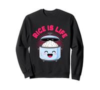 Rice Cooking RICE IS LIFE Gastronomy Funny Cook Sweatshirt