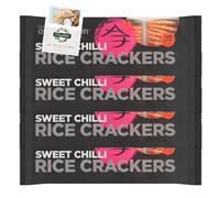 Rice Cracker Bundle with The Snack Organisation Sweet Chilli Rice Crackers 100g 4 Pack + Brightdale Kitchen Booklet