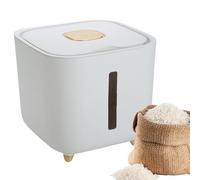 Rice Dispenser - 10kg PP, Food Storage Bin, Clear Window Container | Perfect For Pantry Organization, Kitchen Dry Goods Storage, Cereal Flour Holder, Cat Container, Sugar Pasta Home Preservate