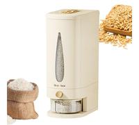 Rice Dispenser With Measuring Cup, Dry Food Storage Box Sealed Rice Bucket Bin,10kg Large, Sealed Household Storage Organization Holder Bucket For Kitchen Pantry Cereal Corn Grain Soybean Food