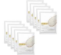 Rice Dough Modeling Mask, Hydrating and Moisturizing Facial Mask, Natural Rice Extract Material, Deep Nourishing, Brightens & Revitalizes Skin for All Skin Types (10PCS)