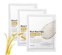 Rice Dough Modeling Mask, Rice Korean Face Mask,Rice Dough Facial Mask,Rice Bran Wate,Instant Hydration Boost,Skin Moisture Barrier, Nourishing