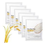 Rice Dough Modeling Mask, Rice Korean Face Mask,Rice Dough Facial Mask,Rice Bran Wate,Instant Hydration Boost,Skin Moisture Barrier, Nourishing