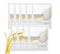 Rice Dough Modeling Mask, Rice Korean Face Mask,Rice Dough Facial Mask,Rice Bran Wate,Instant Hydration Boost,Skin Moisture Barrier, Nourishing
