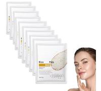 Rice Dough Modeling Mask,Rice Pulp Mask,Dough Moisturizer Masks,Skin Moisturing Barrier,Deep Nourishing,Instant Hydration Boost (10 Pcs)