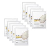 Rice Dough Modeling Mask, Rice Raw Pulp Facial Mask, Natural Cereals Essence Nourishing, Skin Moisture Barrier, Deep Nourishing, Instant Hydration Boost (10pcs)