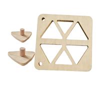 Rice Dumpling Mould, Classic Wooden Sushi Press Quick Make Seaweed Triangular Rice Dumpling Machine | For DIY Meal Preparation For Picnic