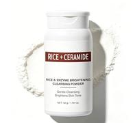 Rice Enzyme Brightening Cleansing Powder 50g, Gentle Exfoliating Face Wash, Powder-to-Foam Face Scrub, Hydrating Facial Cleanser, Smooth Texture & Radiant Look, Korean Skincare for All Skin Types