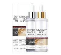 Rice Exfoliant Ampoule,PeelShot Glow Rice Ampoule Duo,Moisturizing Niacinamide Ampoule,2025 New Soft Rice Exfoliating Face and Body,Moisturizing & Pore Minimizer for Face (Mixed, 100ml)