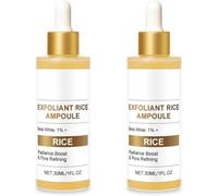 Rice Exfoliator For Face, Fermented Rice Essense Anti-Wrinkle & Brightening Face, Moisturizing Nourish, Soft Exfoliating Body Scrub, For All Skin Types (2PC)