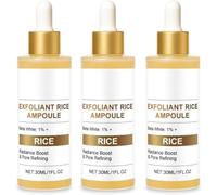Rice Exfoliator For Face, Fermented Rice Essense Anti-Wrinkle & Brightening Face, Moisturizing Nourish, Soft Exfoliating Body Scrub, For All Skin Types (3PC)