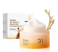 Rice Face Cream - Korean Moisturiser with Rice Extract & Niacinamide - Korean Face Cream for Radiant, Smooth & Even Skin Tone - Lightweight, Non-Greasy Nourishing Face C-ream for All Skin Types