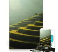 Rice Fields Mu Cang Chai Vietnam Hard Jigsaw Puzzle for Adults 1000 Pieces Mind Puzzle Calm Relax Art Assembly (50x75cm)