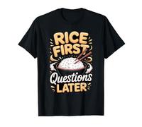 Rice First Questions Later Value Graphic T-Shirt
