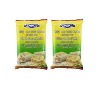 Rice Flour 2X700g - Pittu & Roti Mix - MDK - White Raw Rice Flour - Authentic Sri Lankan Flour Blend for Making Soft Rice Roti and Steamed Pittu - Easy to Prepare Traditional Dishes