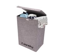 (Rice Gray) Laundry Baskets Washing Storage Folding