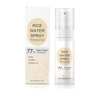 Rice Hair Growth Serum for Hair Growth, Rice Water Growth Oil Spray for Women infused with Castor Oil and Biotin, Activate Roots & Promote Growth