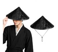 Rice Hat Farmer Hat 1Pcs Handmade Japan Samurai Cosplay Ninja Stage Performance Chinese s Cone
