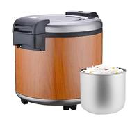 Rice Insulation Bucket 23L Large Capacity - Non-Stick Pan, Commercial Rice Cooker for Restaurants, Canteens, Family Gatherings - Heat Preservation Up To 24 Hours