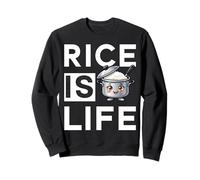 Rice Is Life Filipino Food Philippines Asian Love Rice Sweatshirt