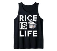 Rice is Life Filipino Food Philippines Asian Love Rice Tank Top