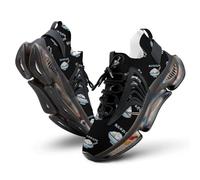 Rice Is Life Men's Running Shoes Walking Sneakers for Women Athletic Lightweight Breathable Shoes