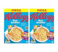 Rice Kispies Cereal - Contains Vitamins D, B6 & B12 - Pack Of 2x660g - By SFG