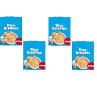 Rice Krispies Breakfast Cereal 430g 4 Pack, Rice Krispies toasted rice cereal delivers the classic snap, crackle, and pop sound that has delighted families for generations