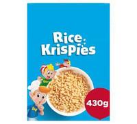Rice Krispies Breakfast Cereal, No Artificial Colours or Flavours, Suitable for Vegetarians, 430g