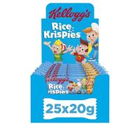 Rice Krispies Cereal and Milk Bar, 20 g, (Pack of 25)