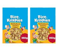 Rice Krispies Multigrain Shapes Breakfast Cereal, 350g, No Artificial Colours or Flavours, Vegetarian, Pack of 2