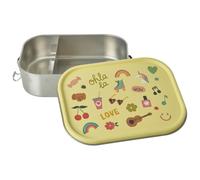 RICE - Lunch Box Stainless Steel, Unicorn Love - Yellow