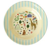 RICE - Melamine Bowl 20 cm, Mint Fun Fair