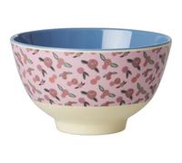 RICE - Melamine Bowl 30 cl, A Rose is A Rose - Blue