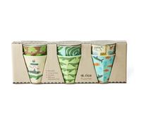 RICE - Melamine Cups 6-pack, Mint Wildlife - Multi