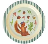 RICE - Melamine Plate 20 cm, Blue Happy Forest - Blue