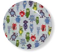 RICE - Melamine Plate 20 cm, Monsters - Multi