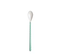 Rice Melamine Spoon Length Star Print Turquoise and Green One Size