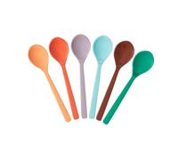Rice Melamine Teaspoon Spoon Small Short Dessert Spoon Set of 6