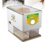 Rice Milling Machine - 8-Speed Adjustable, Automatic Rice Dehuller with 350w Motor, Household Rice Bran Separator for Grain Mill and Farm Use