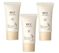 Rice Moisturizing Face Cream & Rice Moisture Daily Sunscreen SPF50+, Strong Sun Protection Cream Broad Spectrum UVA/UVB, L Refreshing Body Suncream (3)