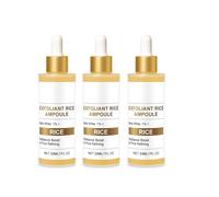 Rice Moisturizing Serum, Fermented Rice Essense Anti-Wrinkle & Brightening Face, Helping to Restore The Skin's Water And Oil Balance, Reduces Dullness and Evens Out Skin Tone (30ml, 3)