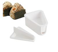 Rice Mould, Rice Ball Mold | Triangle Ball Maker Mold Press Kit,Non-Stick Shape for Classic Sushi, Household Sushi Mold for Home, Cafe, Kitchen