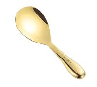 Rice Paddle Spoon Made of Stainless Steel, Non for Easy Serving, Heat Resistant and Suitable for Rice Cooker Use and Hot Dishes (B)