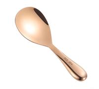 Rice Paddle Spoon Made of Stainless Steel, Non for Easy Serving, Heat Resistant and Suitable for Rice Cooker Use and Hot Dishes (C)
